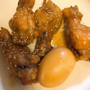 鶏手羽元さっぱり甘辛煮